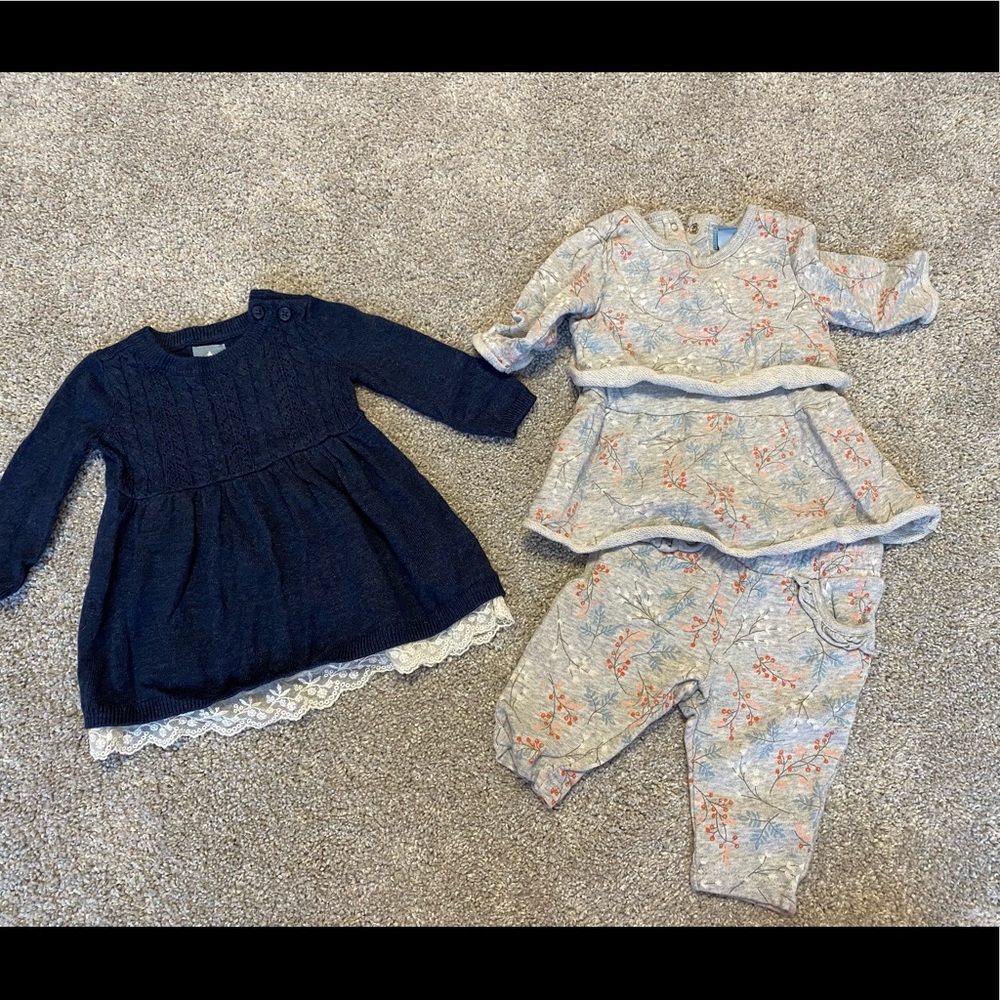 Fall/winter 0-3 month baby girl outfits